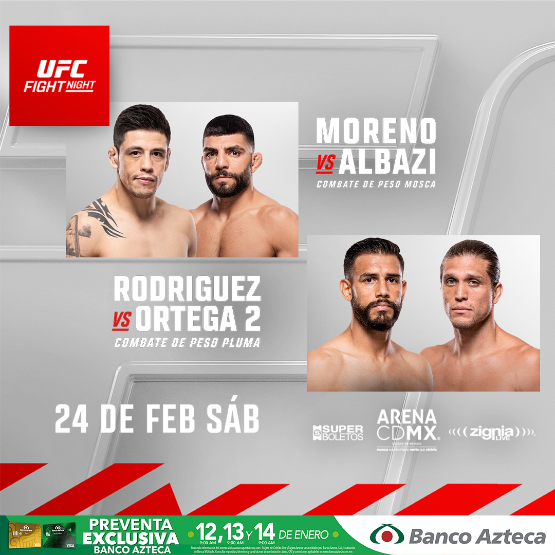 La UFC vuelve a la Arena CDMX con un evento muy esperado Digital Link